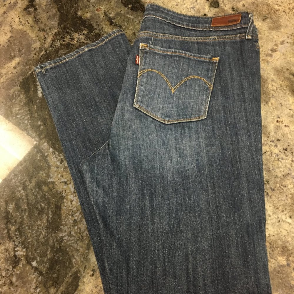 Levi's Demi Curve Straight Leg Jeans - Size 16/33